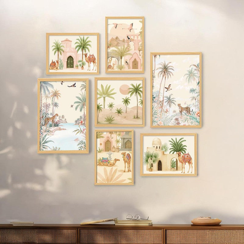 Tropical Wall Art - Set of Seven media 3
