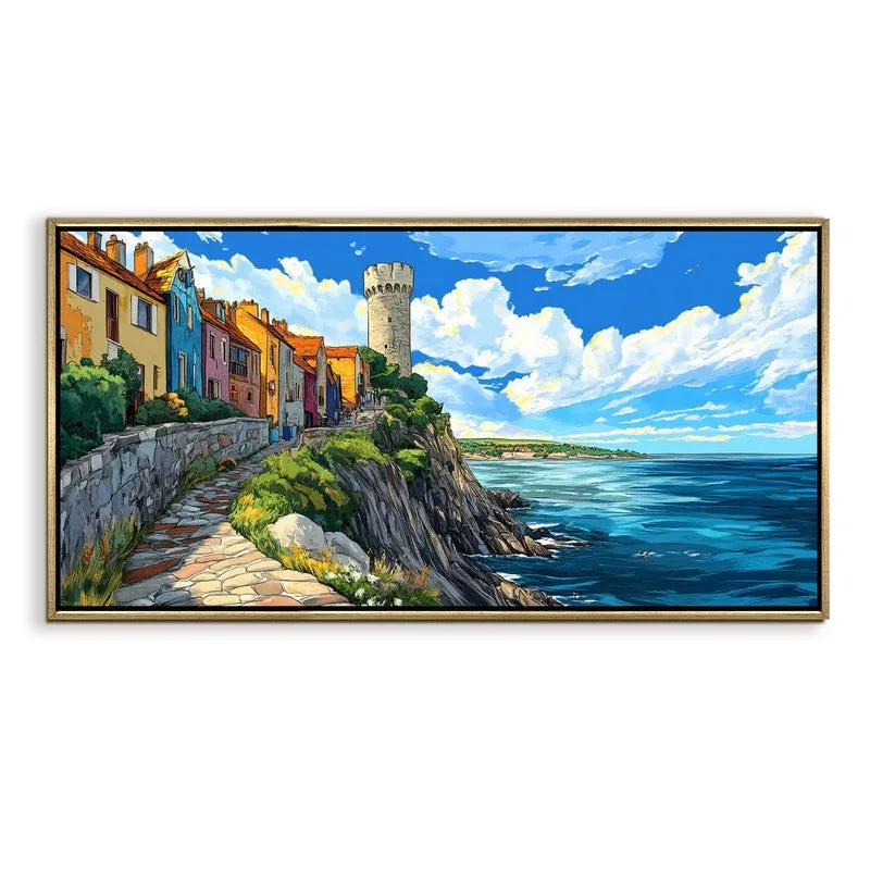 Bastion Canvas Wall Painting With Frame media 3