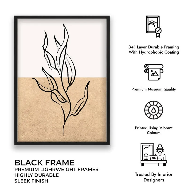 Verdantine Canvas Wall Painting With Black Frame media 8