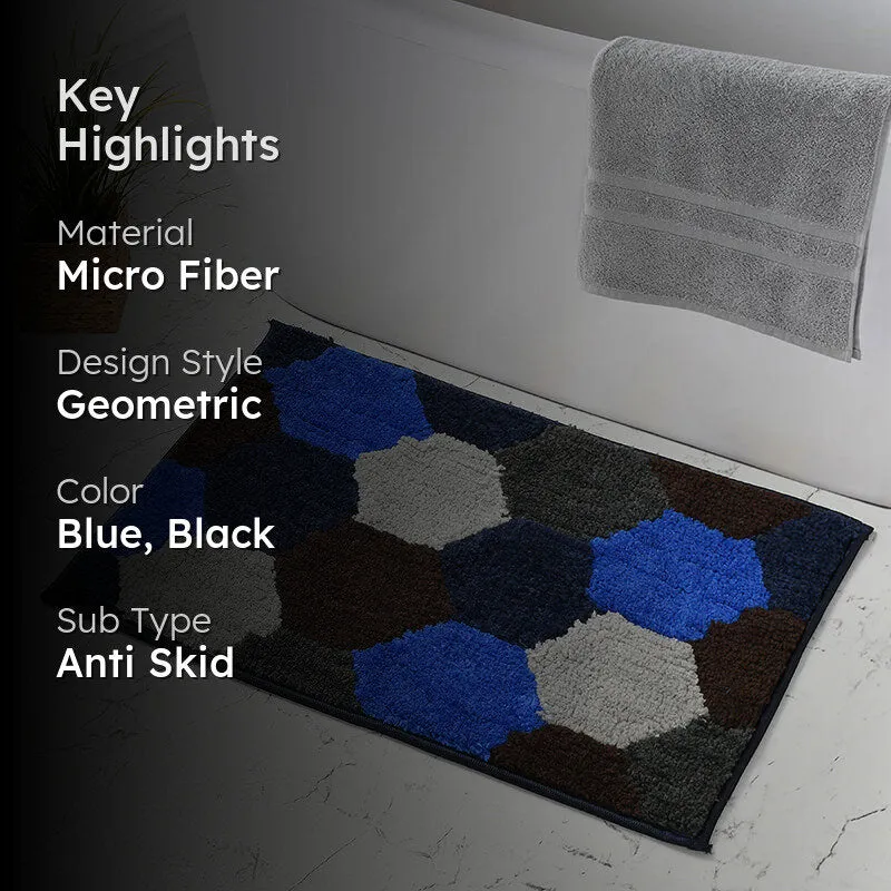 Hexadry Microfiber Bath Mat - Blue media 2