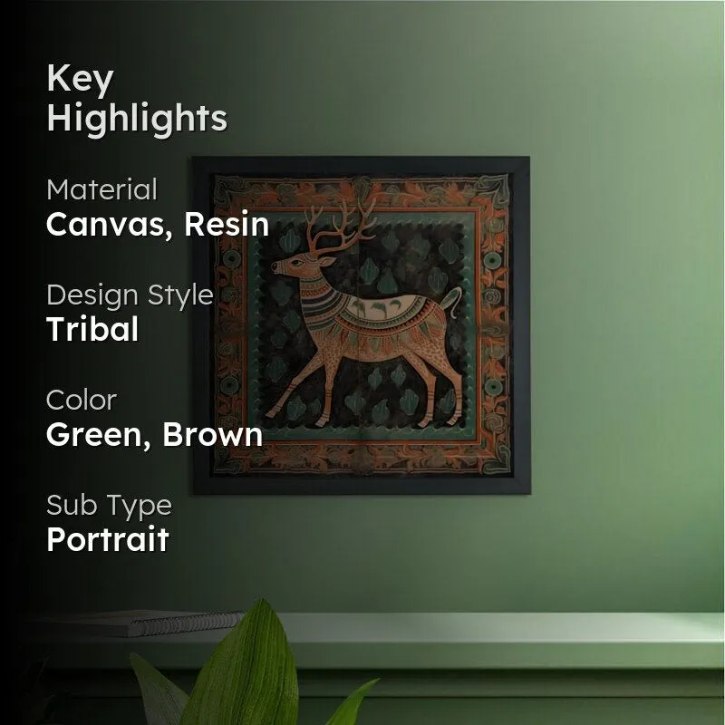 Deer Drona Canvas Wall Art media 2
