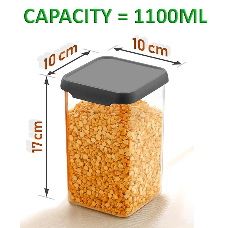 Asto Airtight Storage Container (1100 mL Each) - Set Of Twelve media 9