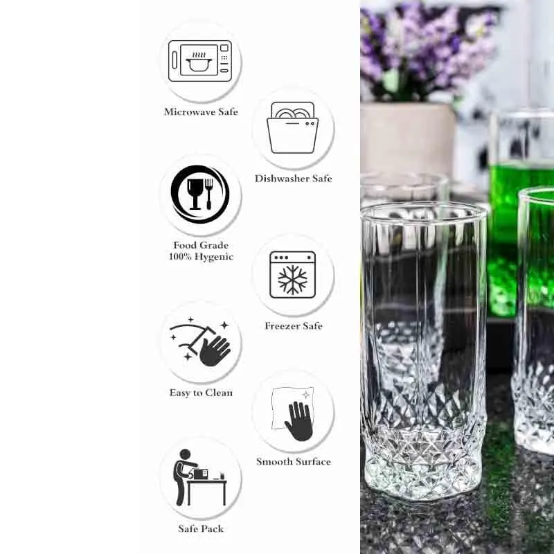 MonaCasa Whiskey Glass (320 mL ) - Set of Six media 6
