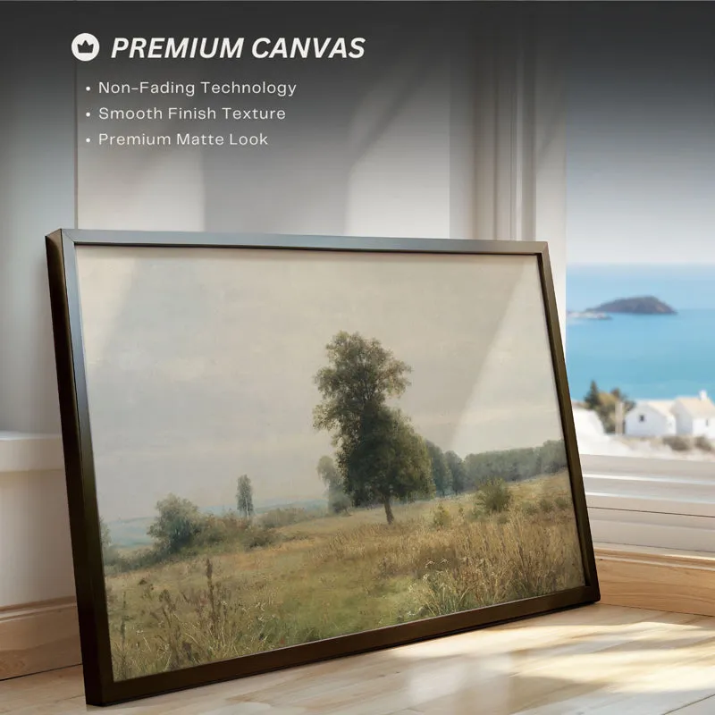 Edge Of Trees Wood Wall Art With Frame - Black media 4