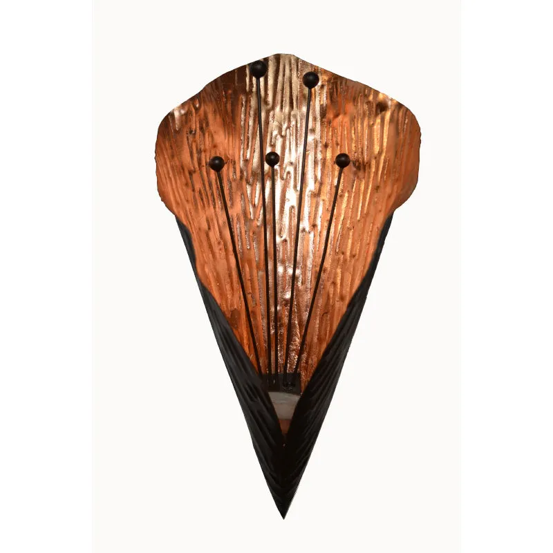Tulip Touch Wall Candle Holder - Copper media 5