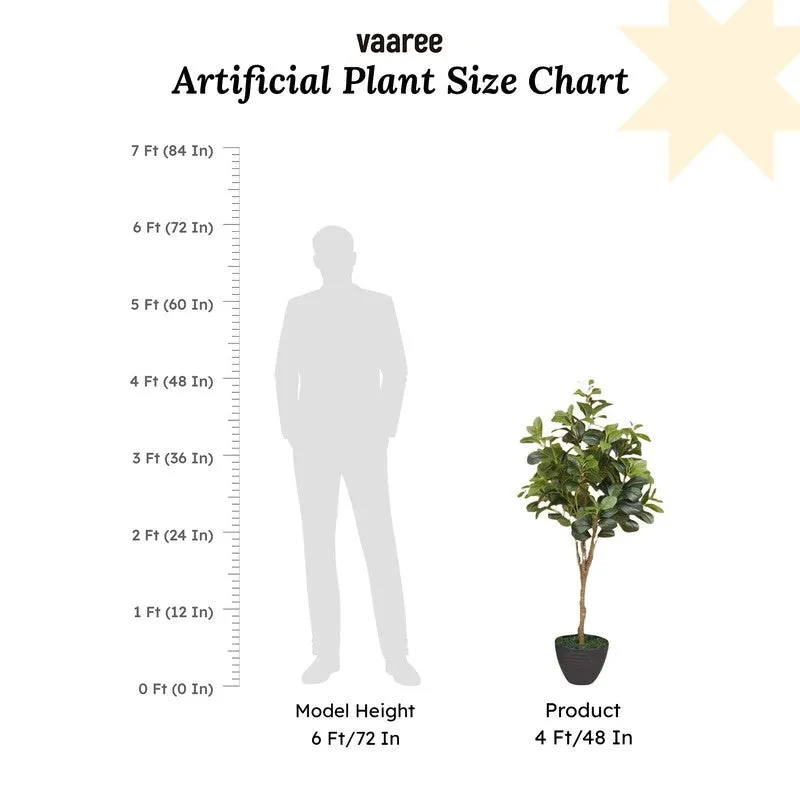Peperomia Artificial Plant Without Pot - 3.9 Feet media 8