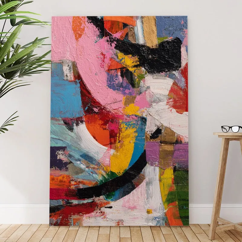 Axial Burst Abstract Canvas Wall Art media 6