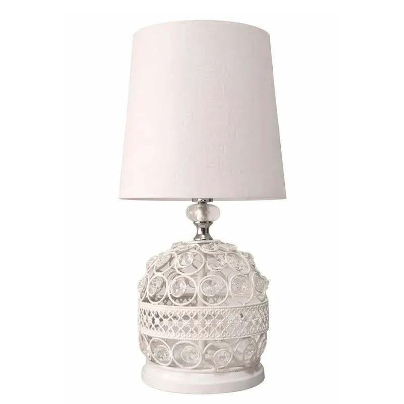 DomeNest Metal Table Lamp - Beige media 5