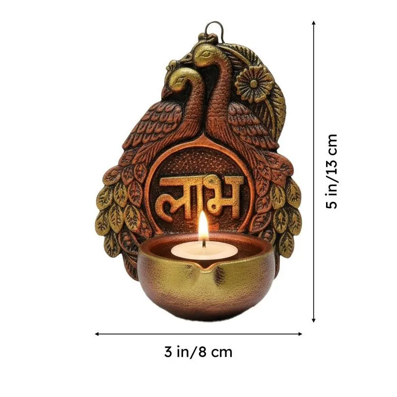 Jade Mirage Diya - Set Of Two media 11