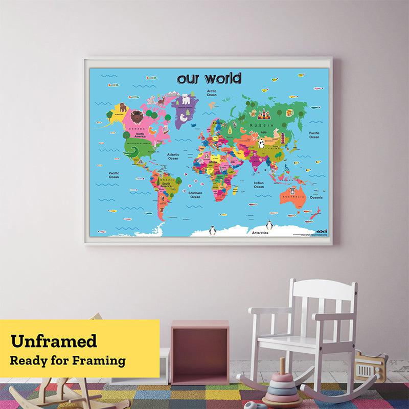 World Map Wall Poster media 4