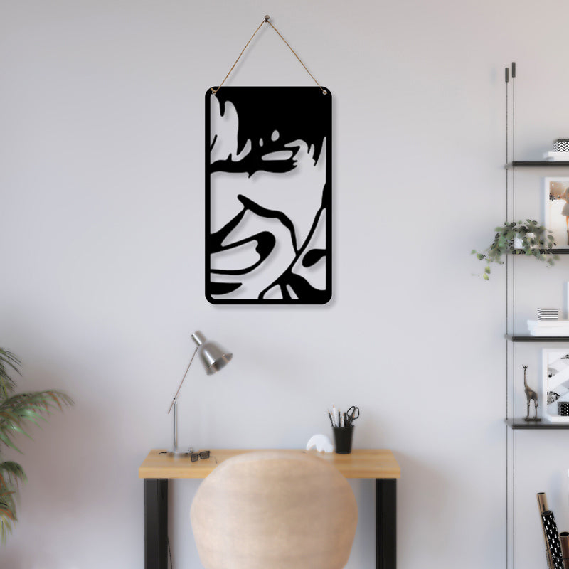 Lines Of Hulk Iron Wall Accent