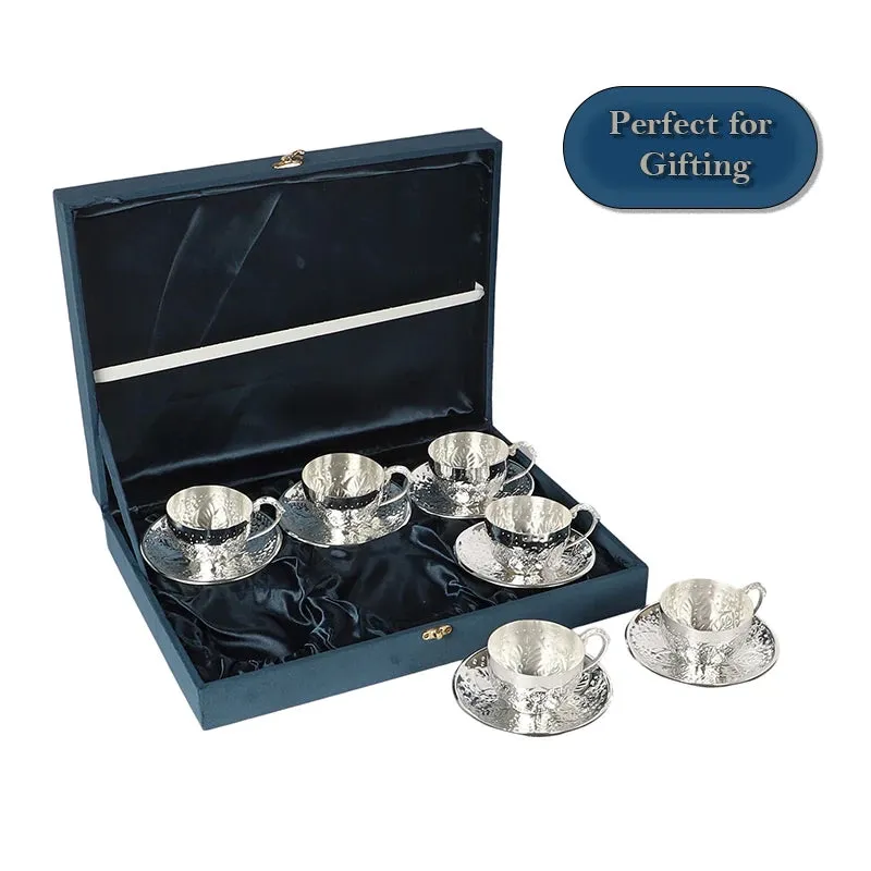 Vincent Steel Cup & Saucer (200 mL) - Twelve Piece Set media 4