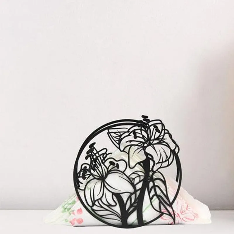 Lilly Velor Napkin Holder - Set Of Two media 1