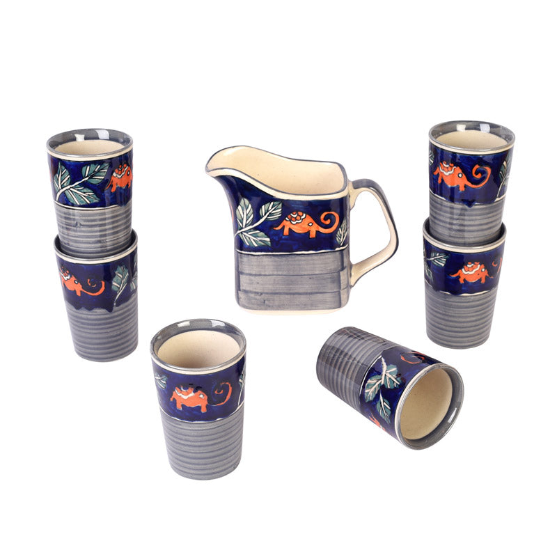 Tusker Grace Tribhuvan Jug & Glass - Set of Seven media 3