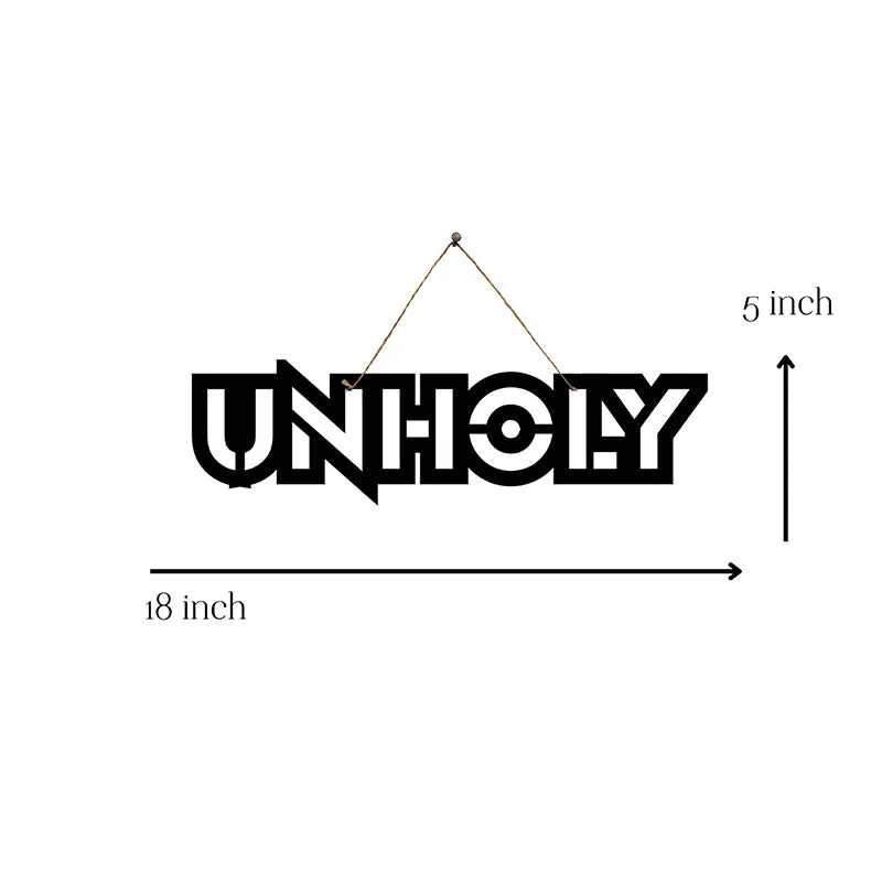 Unholy Mild Steel Wall Accent media 5