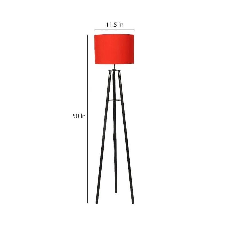 Natura Casper Floor Lamp - Bright Orange media 6