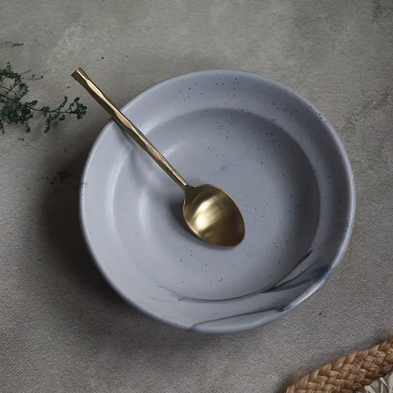 Imogen Ceramic Pasta Plate - Grey media 4