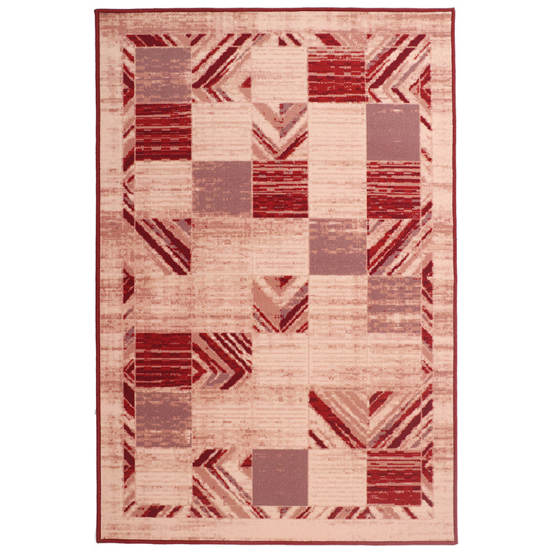 Geometry Of Red Anti-Skid Carpet
