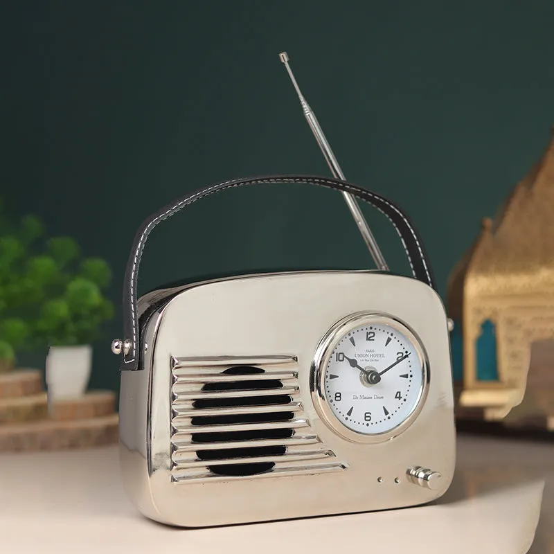 Melody Minutes Table Clock - Silver media 1