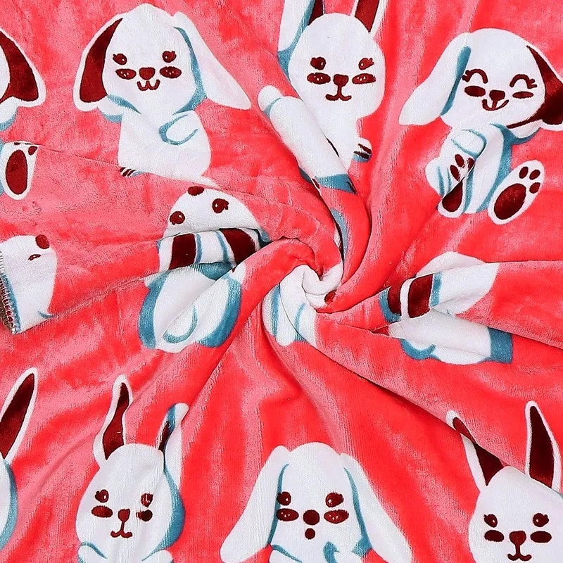 Monte Carlo Bunny Blossom Blanket - 550 GSM media 5