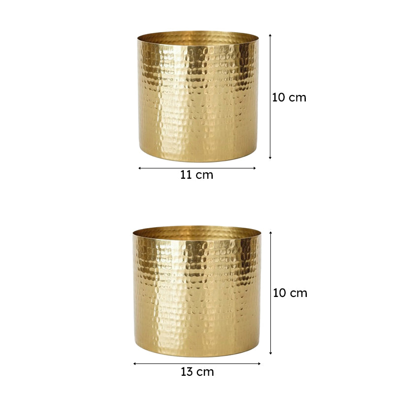 Verona Metal Planter - Set Of Two media 8