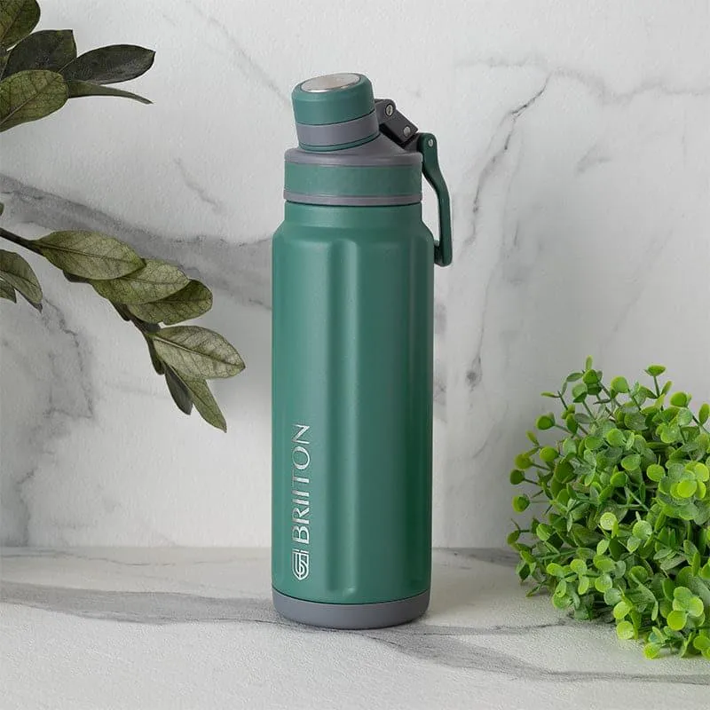 Aqua Alchemy Hot & Cold Thermos Water Bottle (Green) - 850 mL media 1