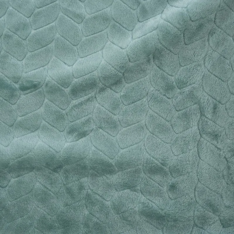Solida Wool Blankets (Teal) - 330 GSM media 4