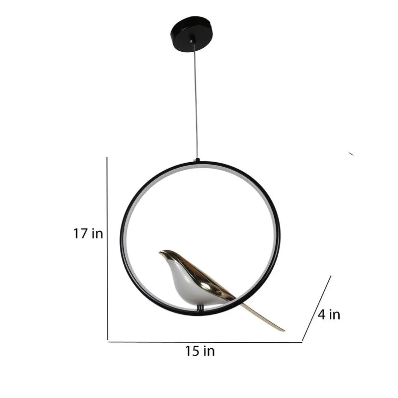 Irayra Bird Iron & Acrylic Wall Lamp media 9