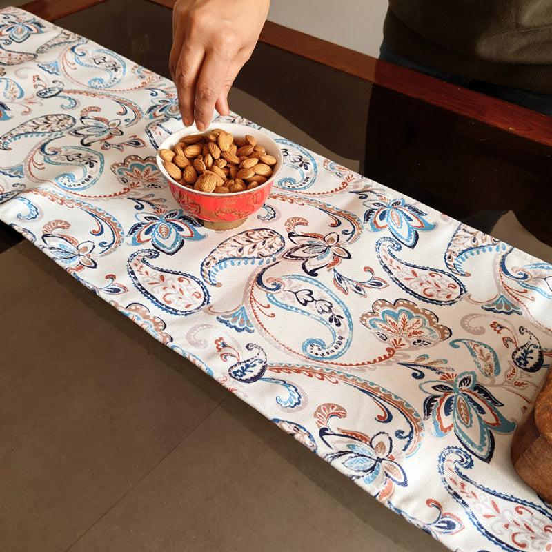Paisley Fiesta Poly Canvas Table Runner media 4