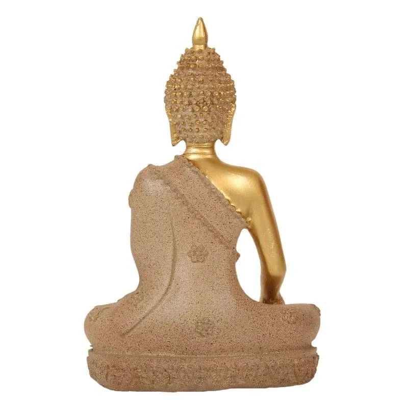 Glitter Serene Buddha Showpiece media 4