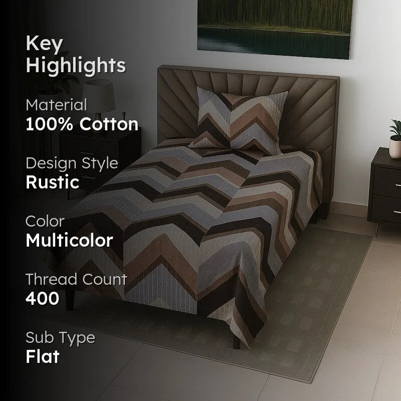 Plenox Cotton Bedsheets - 400 TC media 2