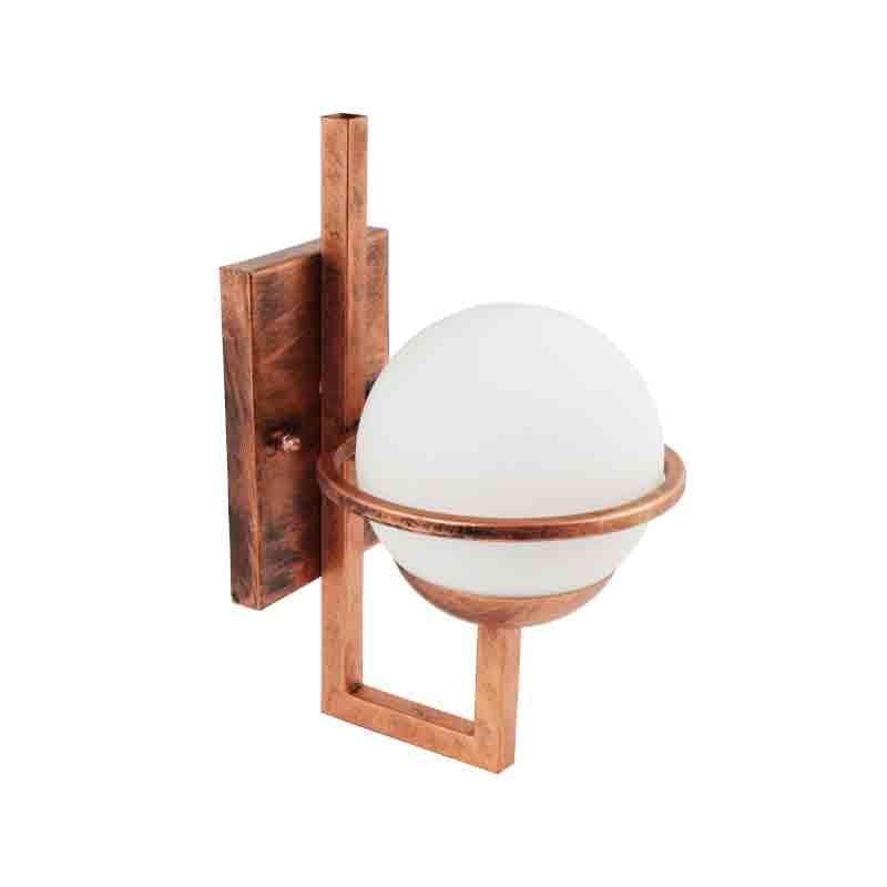 Saturn Metal Wall Lamp With Glass Shade media 4
