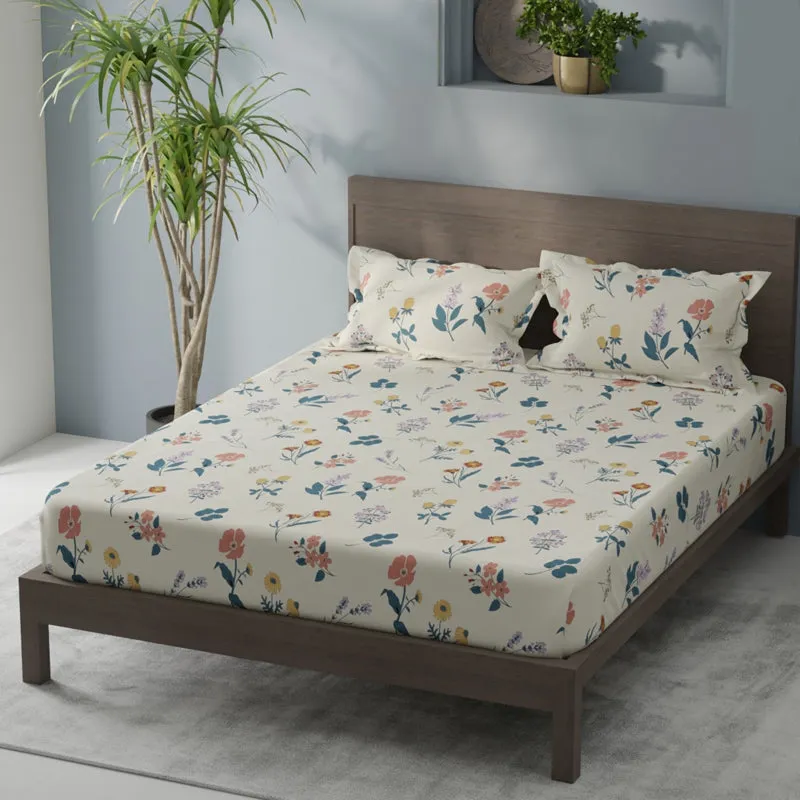 Spring Nest Single Microfiber Bedsheet - 120 GSM media 4