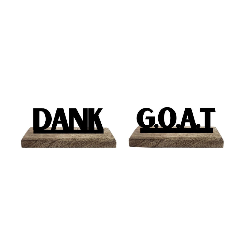 Iconic Blend Typography Showpiece - Set Of Two media 7