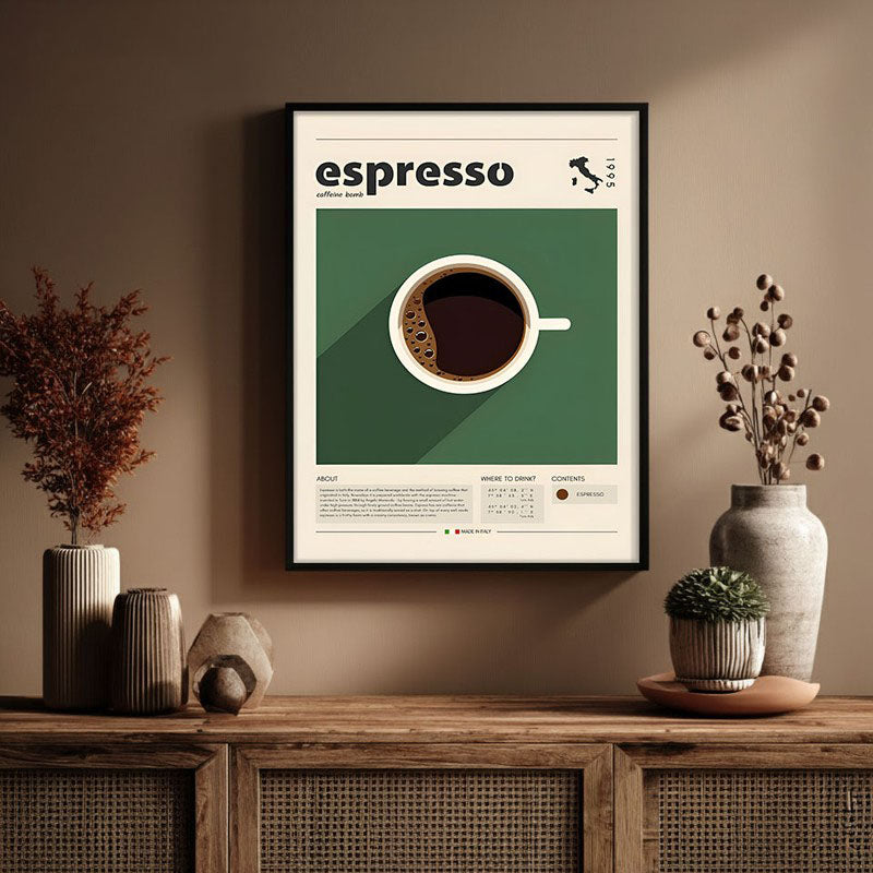 Art Of Espresso Framed Canvas Wall Painting media 3
