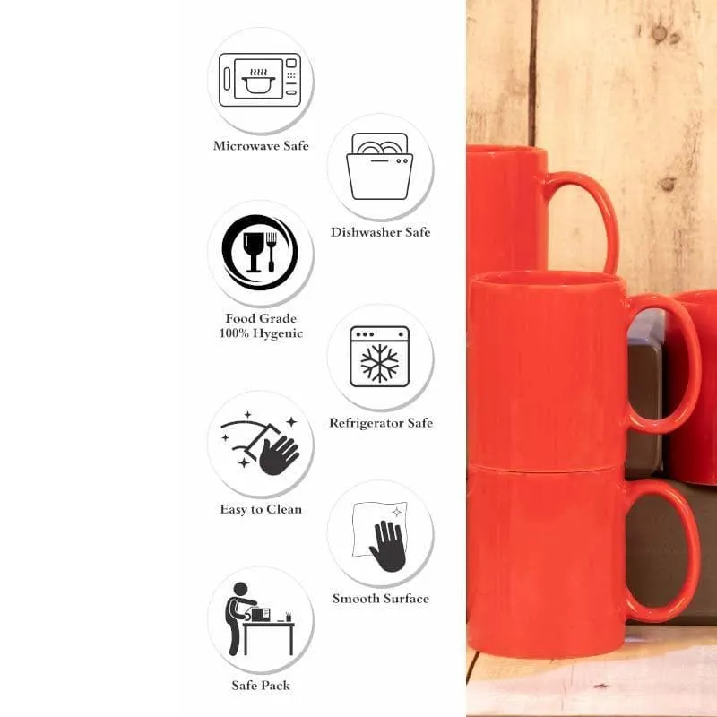 Call Stoneware Coffee Mug (360 mL Each) - Set of Four media 5