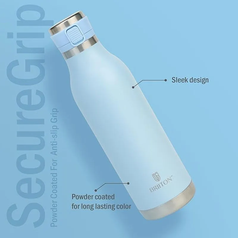 Pristine Sip Hot & Cold Thermos Water Bottle (White & Ice Blue, 750 mL Each) - Set Of Two - 6