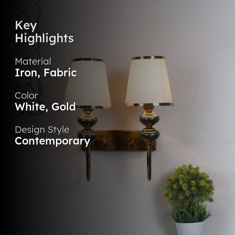 Luthien Duo Iron Wall Lamp media 2