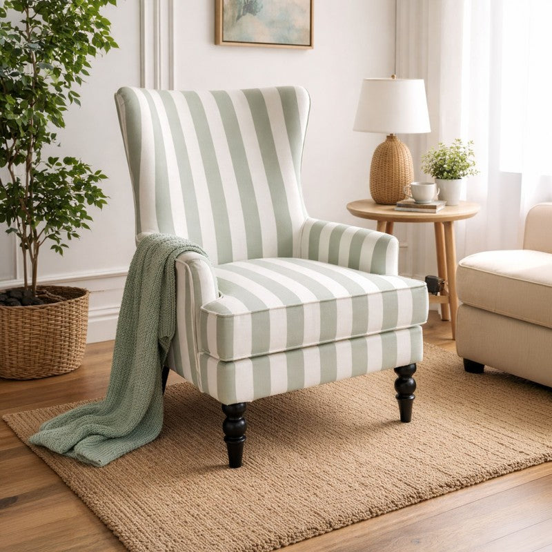 Sage Ivory Striped