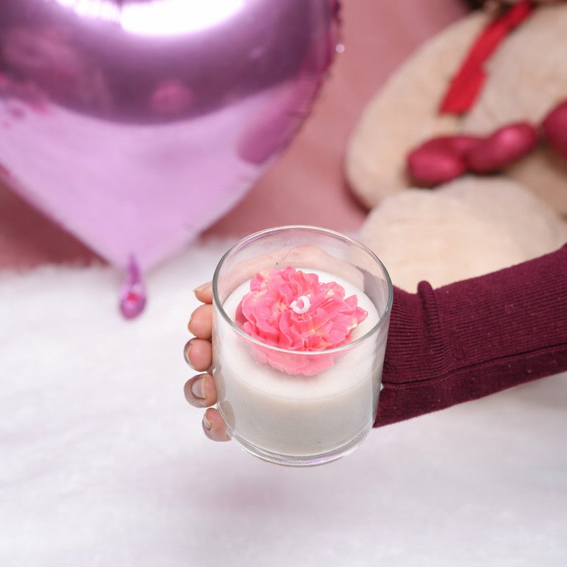 RoseAura Scented Candle Set - Pink media 10