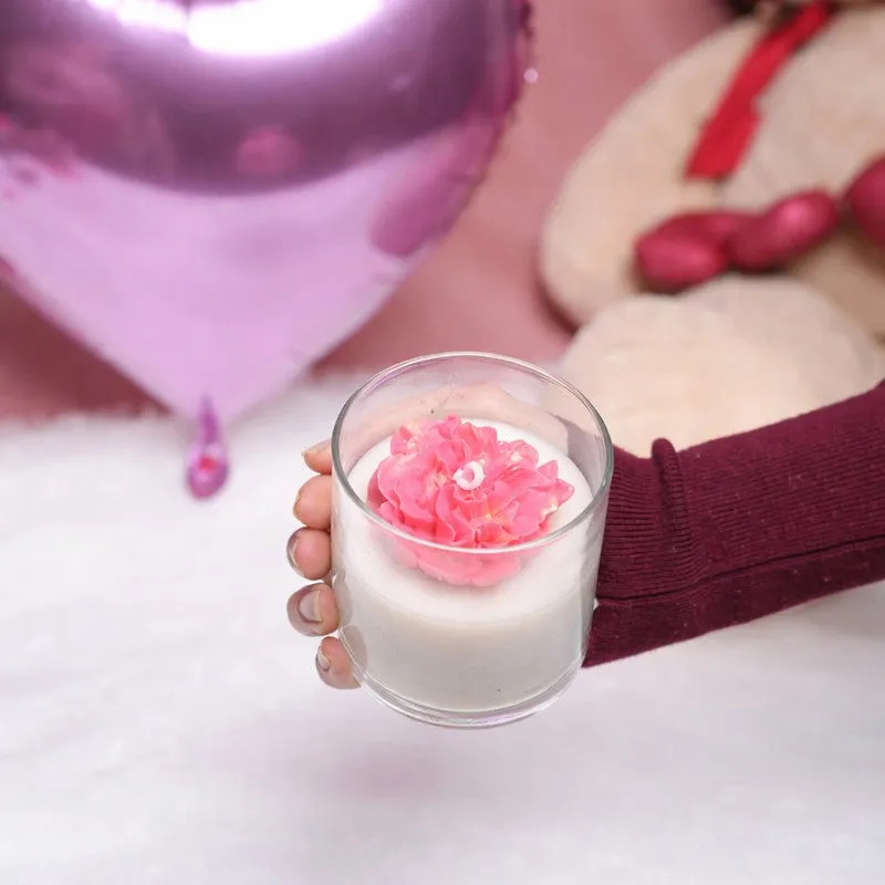 RoseAura Scented Candle Set - Pink media 10