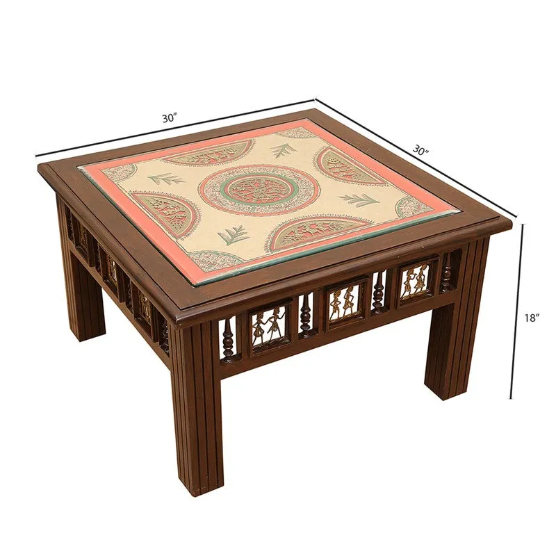 Vaari I Teak Wood Center Table media 6