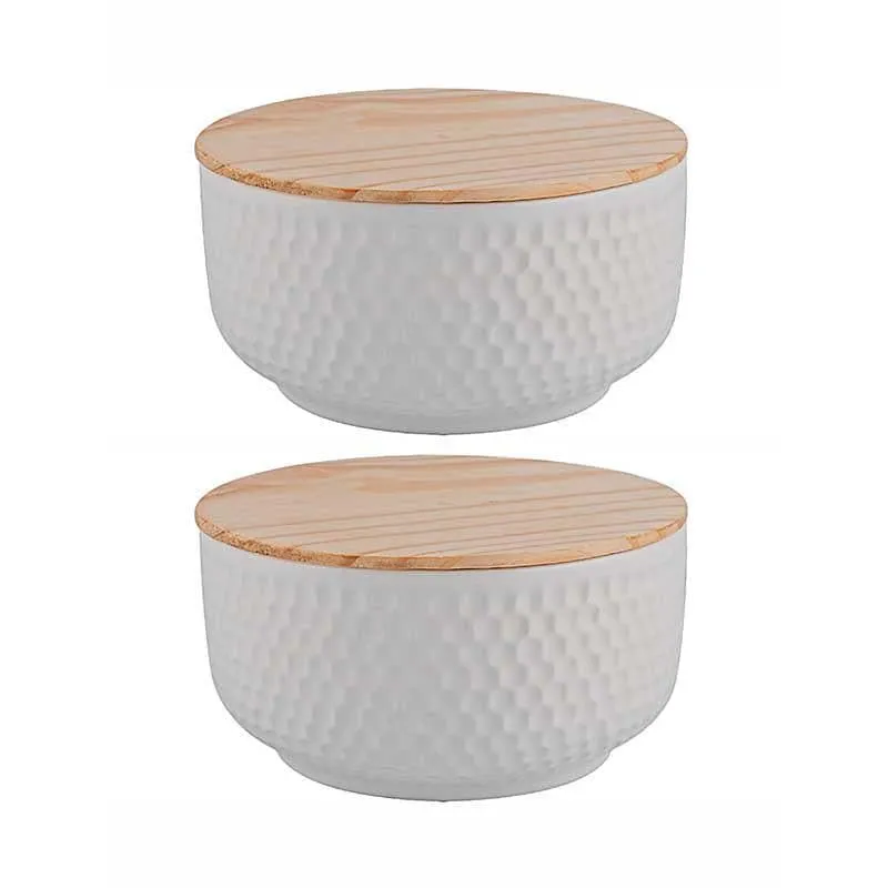 Jupita Bowl with Lid - Set of Two media 3
