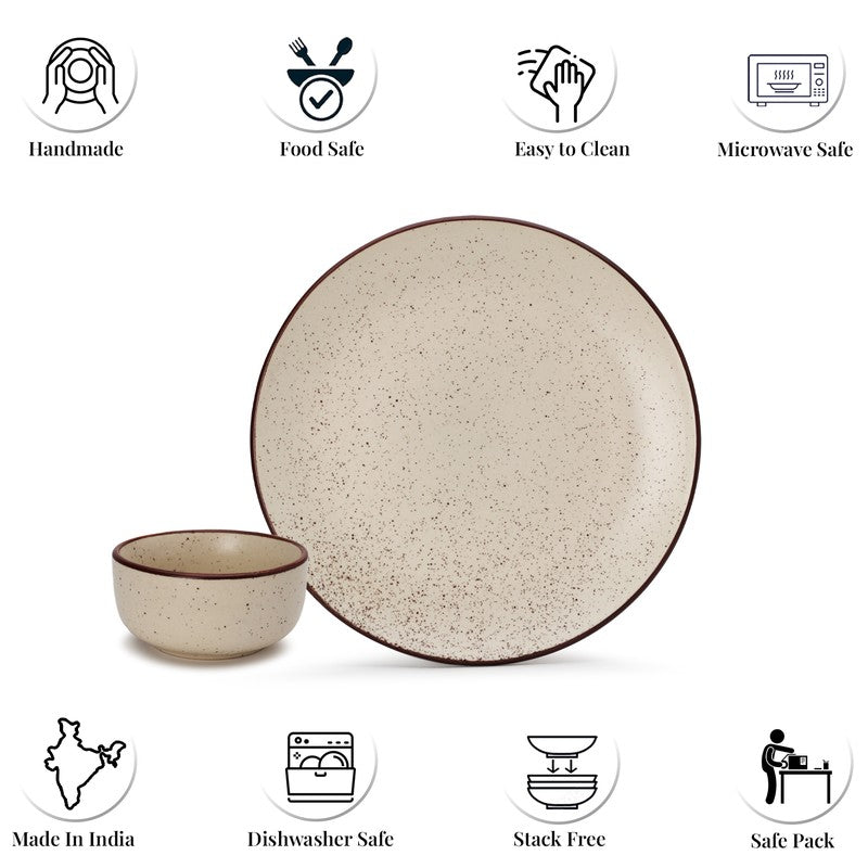 Kestha Dinner Set (Beige) - 6 Piece Set media 6