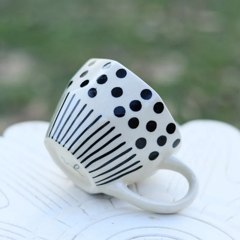 Minesa Ceramic Coffee Mug (250 mL Each) - Set of Four media 3