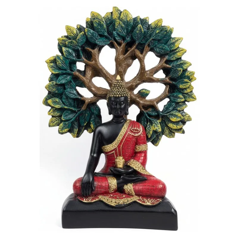 Zenroot Buddha Resin Idol - Black media 4