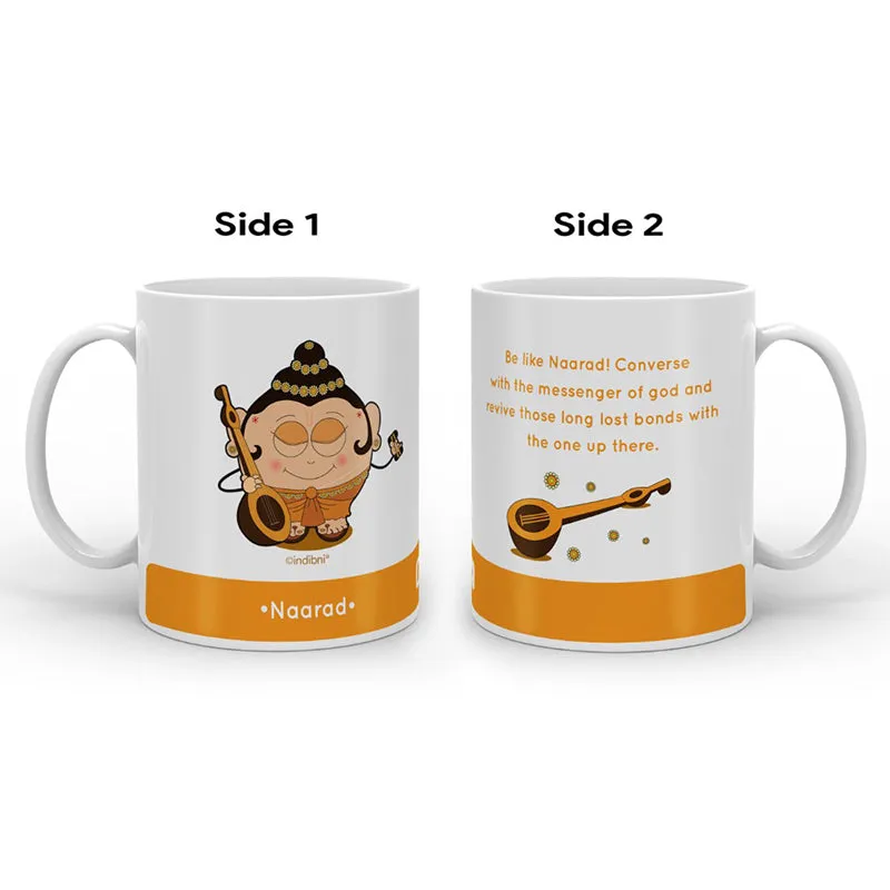 Whimsy Cute Naarad Ceramic Coffee Mug - 300 mL media 3