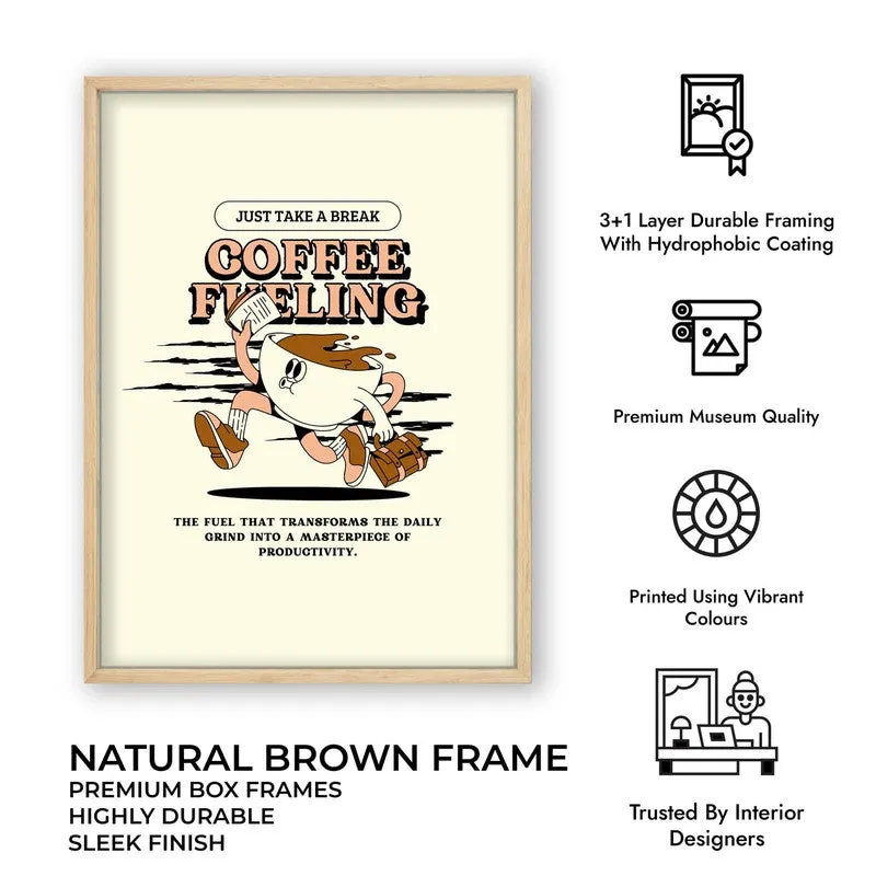 CoffeeRun Archival Canvas Wall Art - Brown media 11