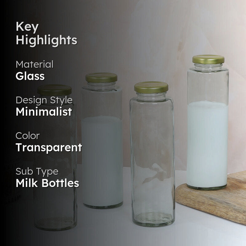 Olenna Milk Bottle (350 mL Each) - Set Of Four media 2