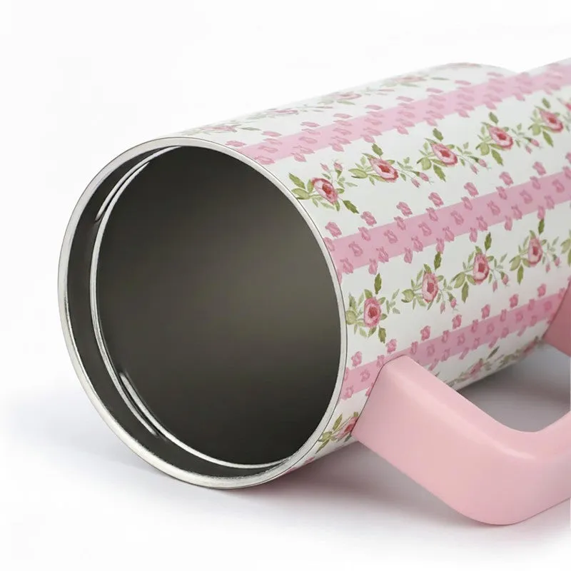Floral Stainless Steel Tumbler - 1200 mL media 5